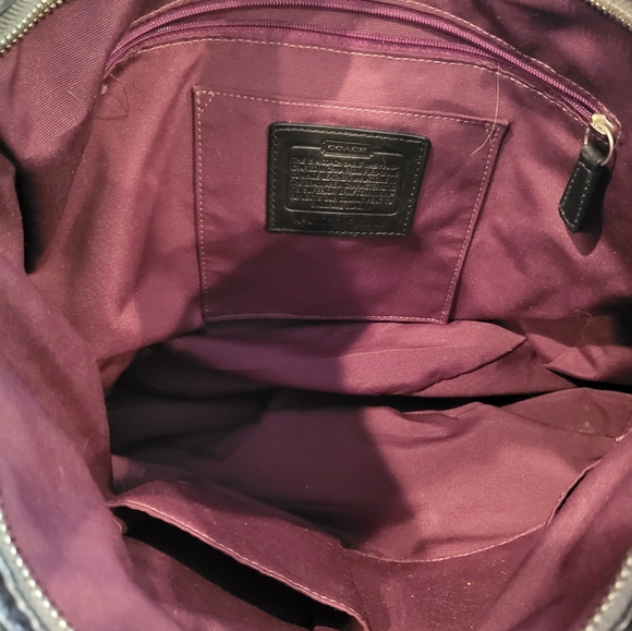 Metallic coach purse great shape see photos - Picture 5 of 11